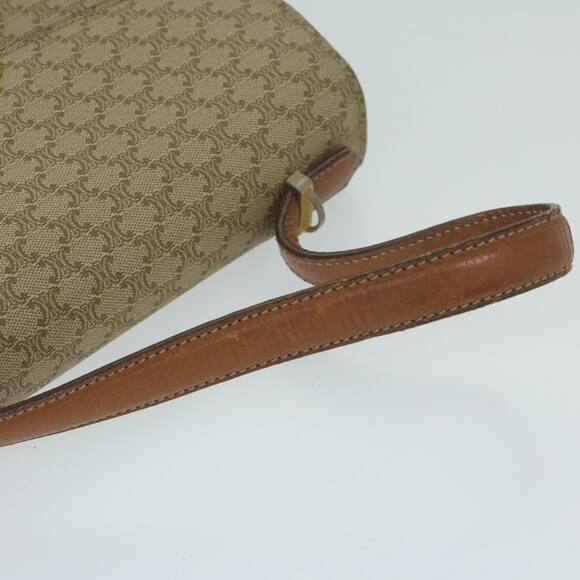 CELINE Macadam Canvas Hand Bag Beige - Picture 7 of 16